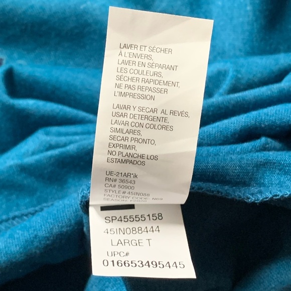 Men’s Izod Saltwater Graphic T Shirt Sails Suds Size Large Tall NWT - Picture 8 of 11